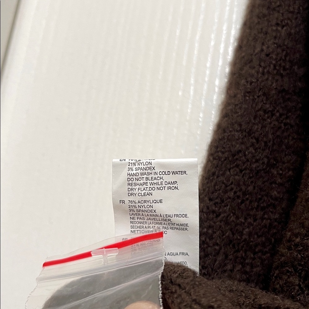 NWT RD STYLE Wren Crewneck Cardigan in Brown - Picture 10 of 10